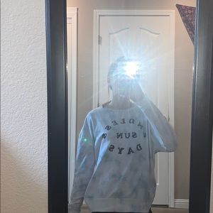 Tie dye endless sundays sweater